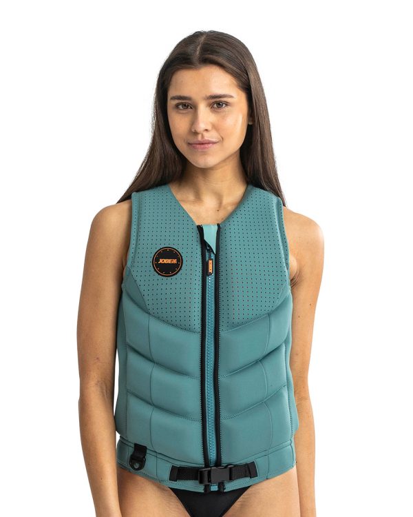 Colete Fragment Vest Women Vintage Teal Jobe