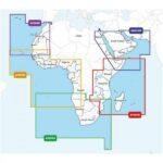 Carta Navionics Regular - Angola / Guiné / S. Tomé (Senegal, ao norte da Namíbia) AF005R